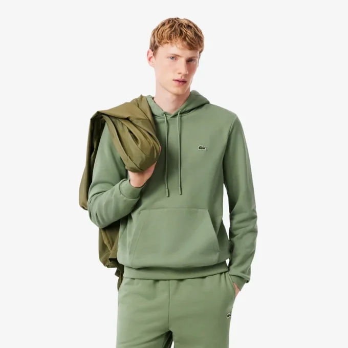 Heren hoodie van katoenfleece