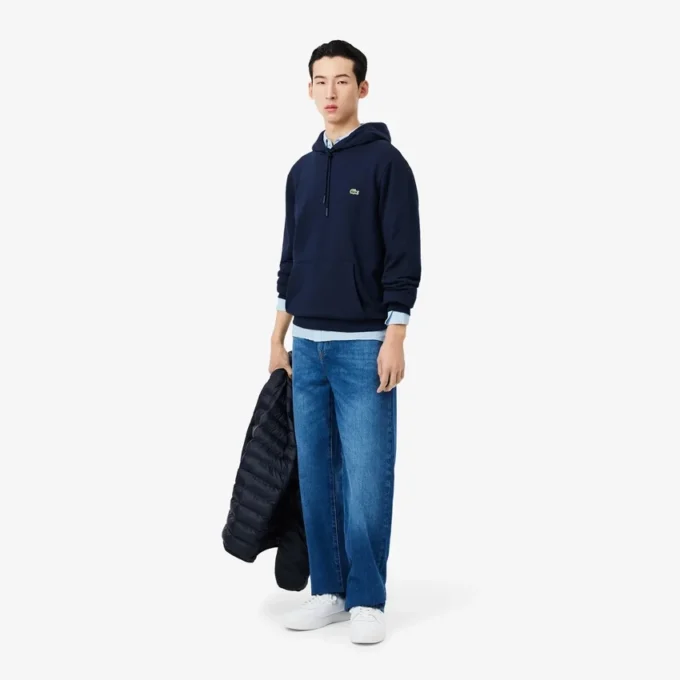 Heren hoodie van katoenfleece