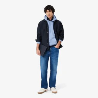 Heren hoodie van katoenfleece