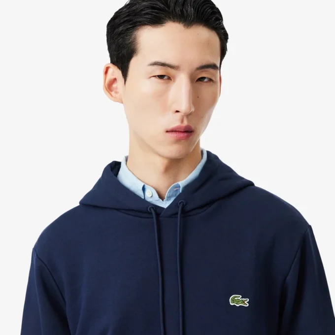 Heren hoodie van katoenfleece