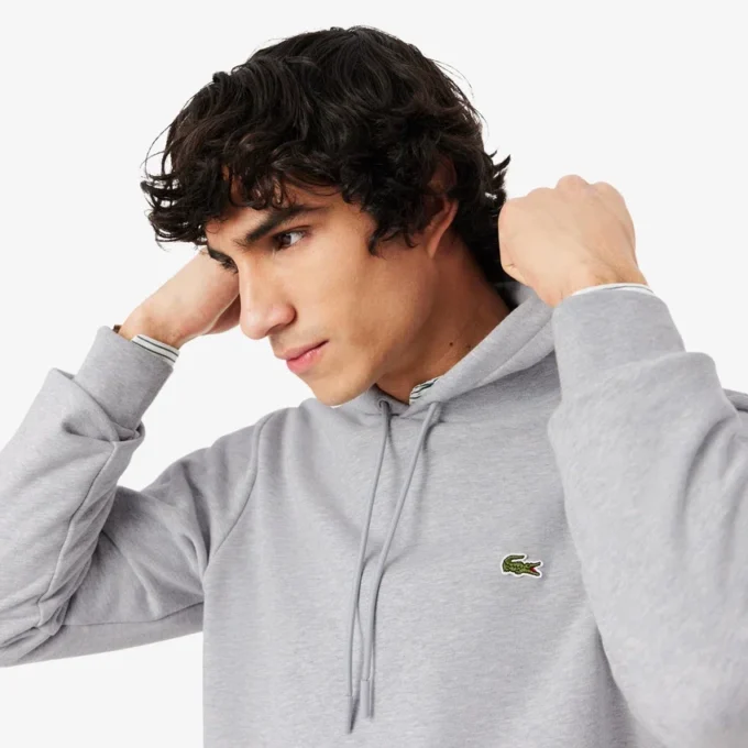 Heren hoodie van katoenfleece