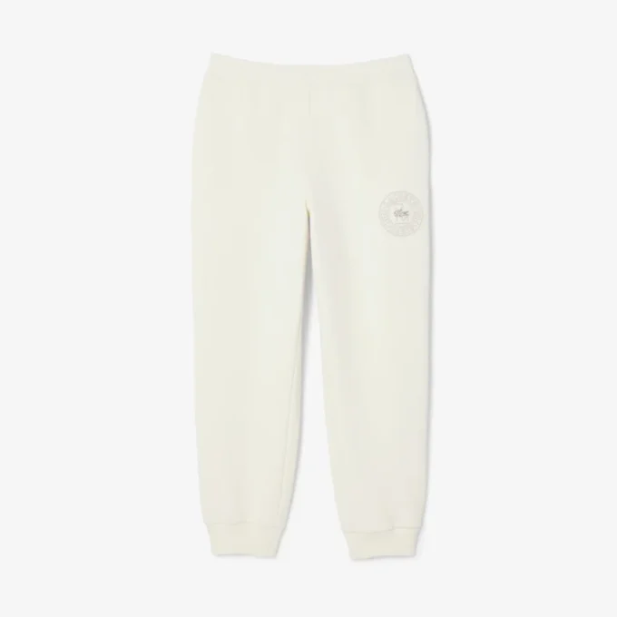 Heren joggingbroek met dubbelzijdige piqué