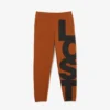 Heren joggingbroek van katoen met contrasterende letters