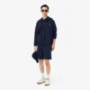 Heren katoenen fleece cargoshort
