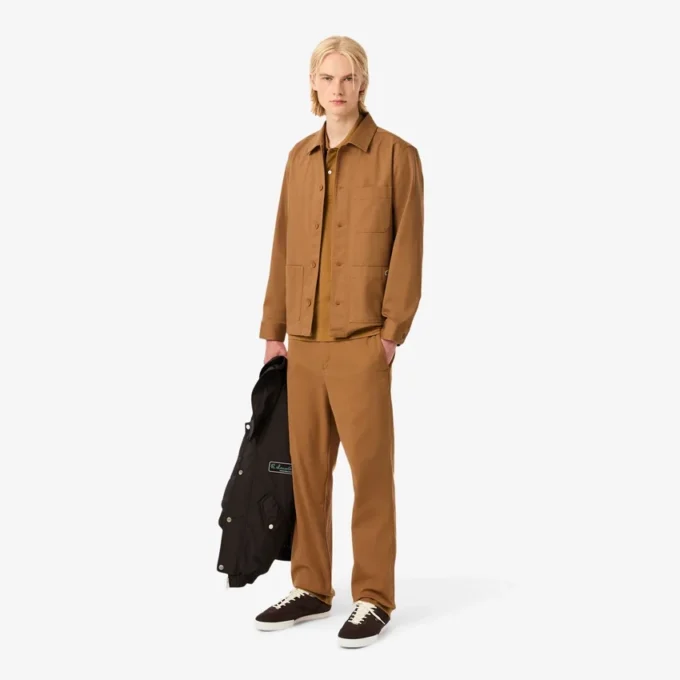 Heren katoenen overshirt