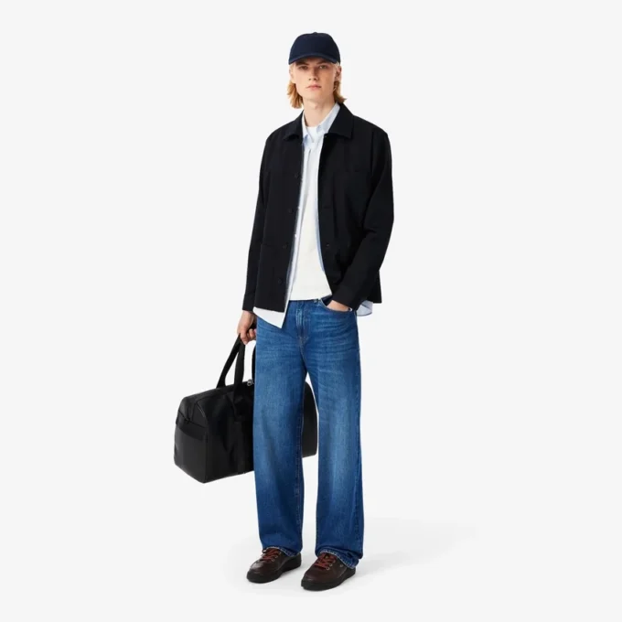 Heren katoenen overshirt