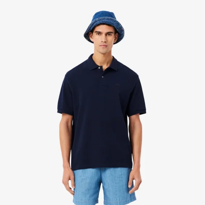 Heren Loose Fit Heavy Piqua Polo