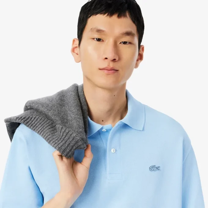Heren Loose Fit Heavy Piqua Polo