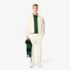 Heren Made in France Classic Fit Polo met gestreepte kraag
