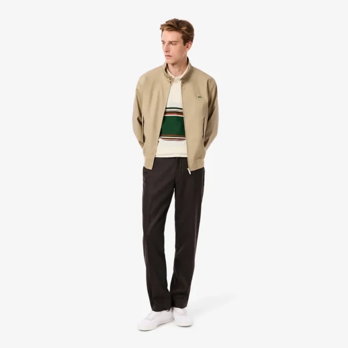 Heren Made in France klassiek model gestreept Polo