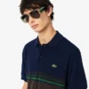 Heren Made in France klassiek model gestreept Polo