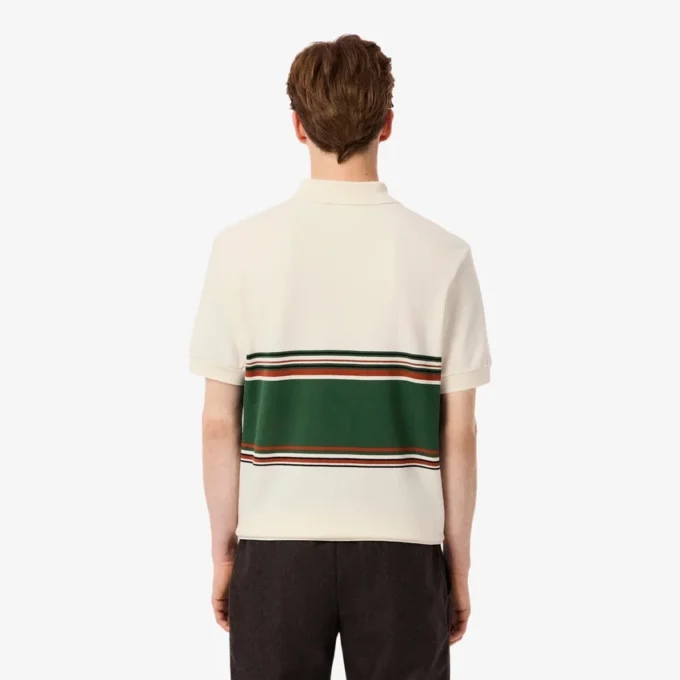 Heren Made in France klassiek model gestreept Polo