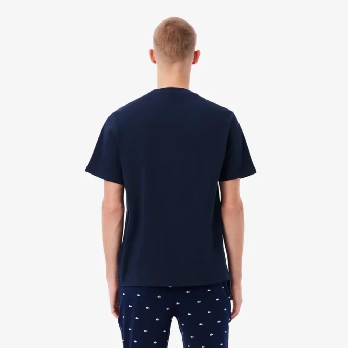 Heren ondershirt van katoen met krokodillenprint