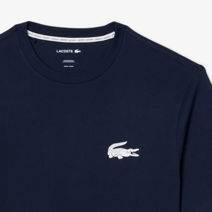 Heren ondershirt van katoen met krokodillenprint
