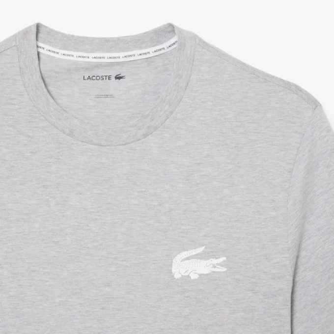 Heren ondershirt van katoen met krokodillenprint