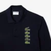Heren Original L.12.12 Polo met lange mouwen en meerdere badges