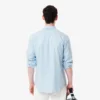 Heren overhemd met geruite print, regular fit en stretch