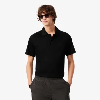 Heren Paris Classic Fit polo met open hals en borduursel