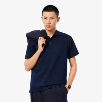 Heren Paris Classic Fit polo met open hals en borduursel