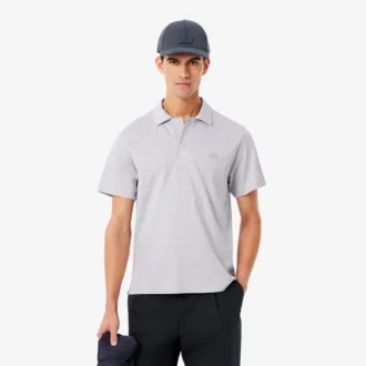 Heren Paris Classic Fit polo met open hals en borduursel