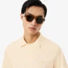 Heren Paris Classic Fit polo met open hals en borduursel