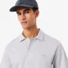 Heren Paris Classic Fit polo met open hals en borduursel