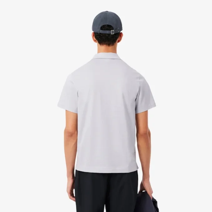 Heren Paris Classic Fit polo met open hals en borduursel