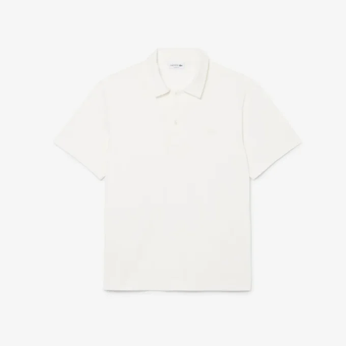 Heren Paris Classic Fit polo met open hals en borduursel