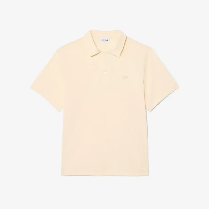 Heren Paris Classic Fit polo met open hals en borduursel