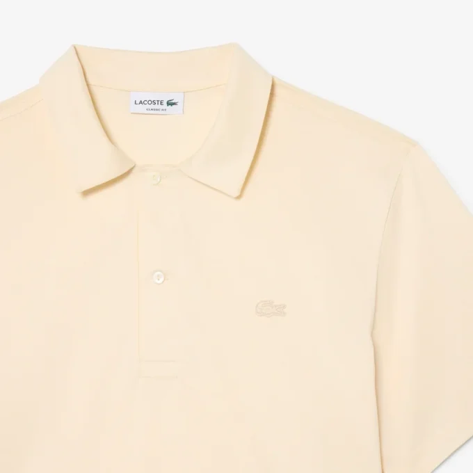 Heren Paris Classic Fit polo met open hals en borduursel