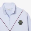 Heren Piqua-Sweatshirt met ritshals en losse pasvorm