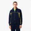 Heren Piqua-Sweatshirt met ritssluiting en losse pasvorm