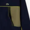 Heren Piqua-Sweatshirt met ritssluiting en losse pasvorm
