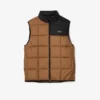 Heren puffer vest met afneembare capuchon