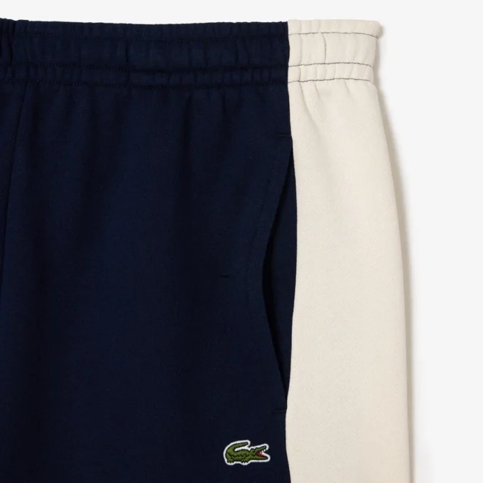 Heren Regular Fit Colorblock fleece short