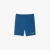 Heren Regular Fit fleece short met gewassen effect en print