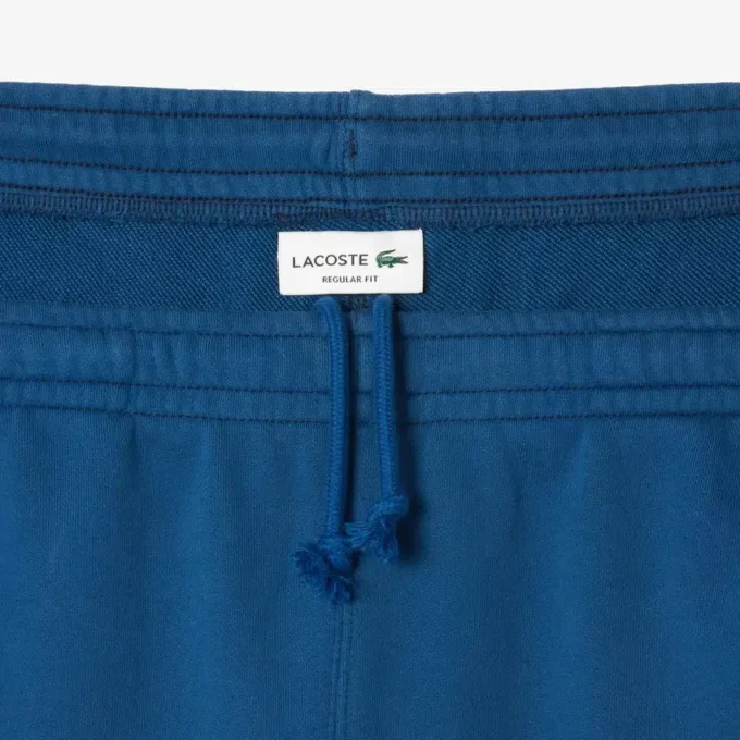 Heren Regular Fit fleece short met gewassen effect en print