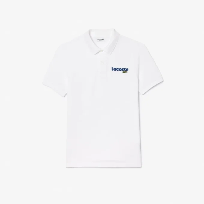 Heren Regular Fit L.12.12 Polo met gewassen effect
