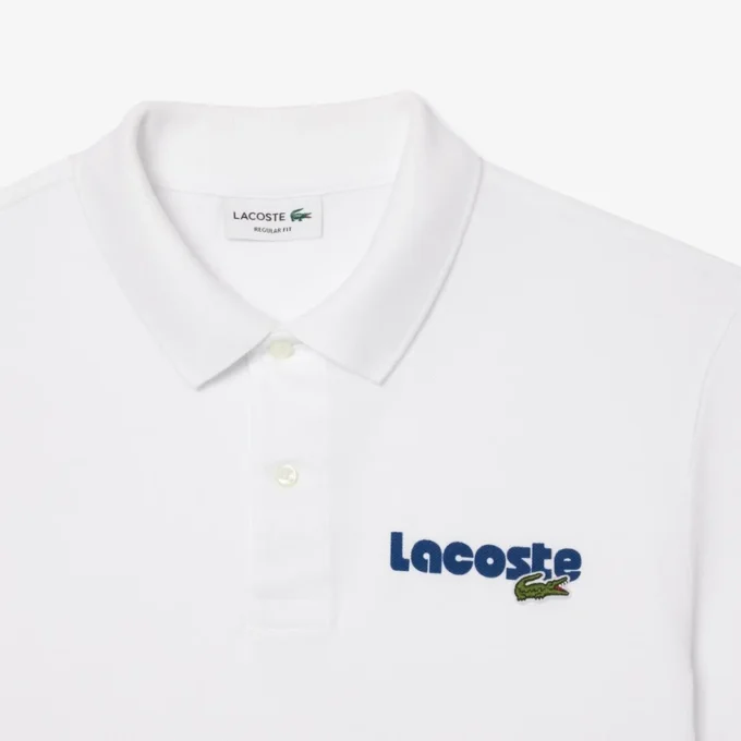 Heren Regular Fit L.12.12 Polo met gewassen effect