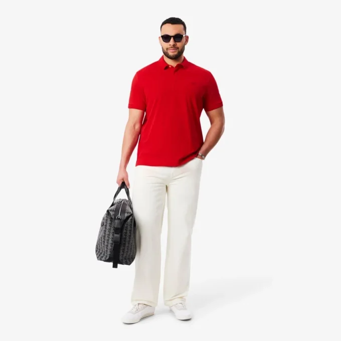 Heren Regular Fit Paris Stretch Piqué Polo