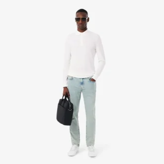 Heren Regular Fit Paris Stretch Piqué Polo
