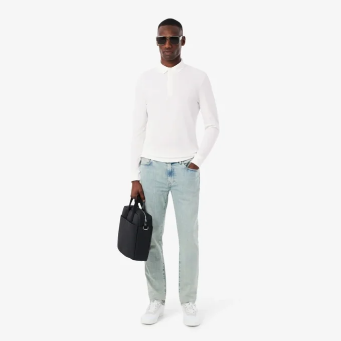 Heren Regular Fit Paris Stretch Piqué Polo