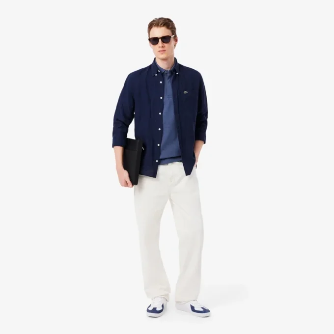 Heren Regular Fit Paris Stretch Piqué Polo