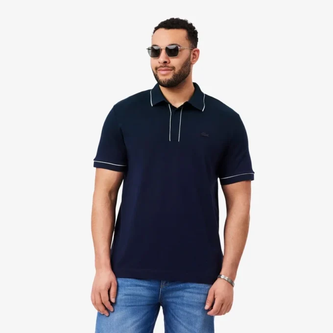 Heren Regular Fit Paris Stretch Piqué Polo