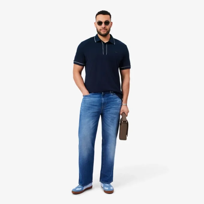 Heren Regular Fit Paris Stretch Piqué Polo