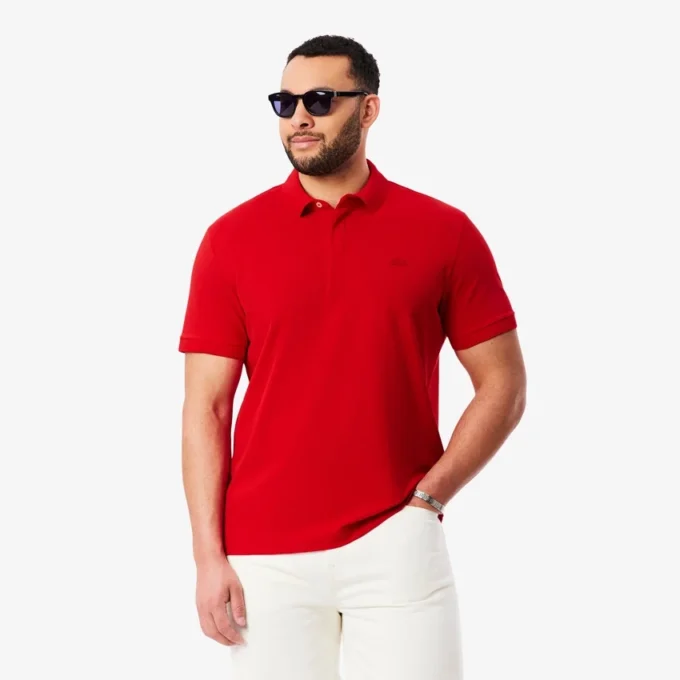 Heren Regular Fit Paris Stretch Piqué Polo