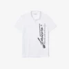 Heren Regular Fit Signature katoenen piqué Polo