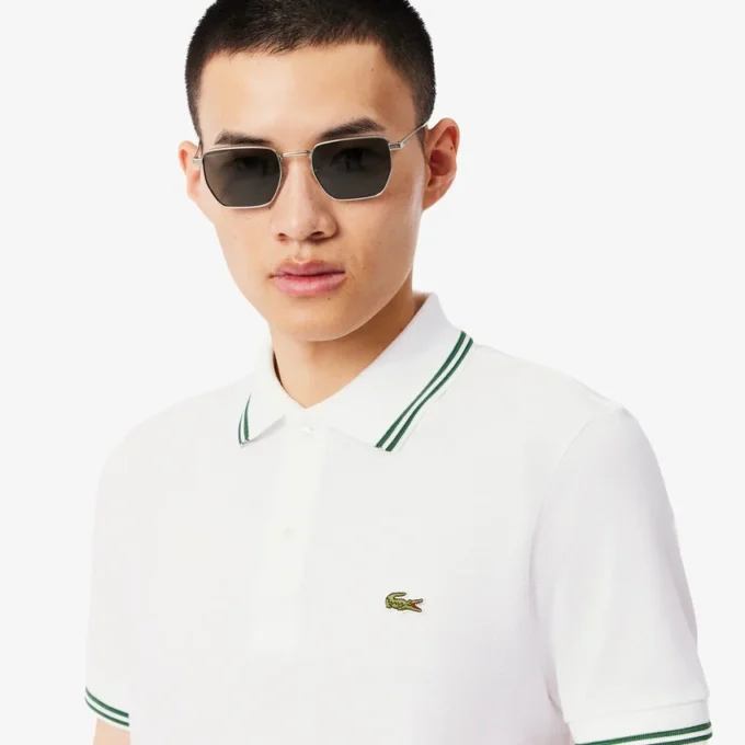 Heren Regular Fit Trim Accent L.12.12 Polo