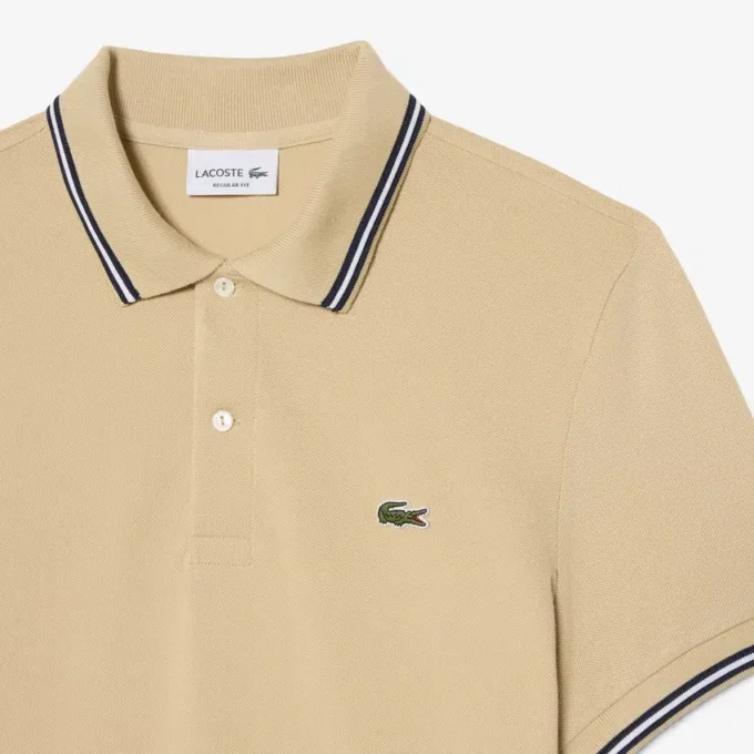 Heren Regular Fit Trim Accent L.12.12 Polo