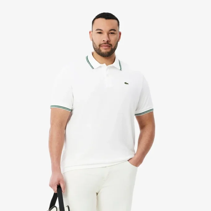 Heren Regular Fit Trim Accent L.12.12 Polo